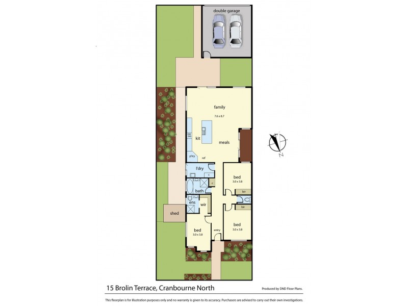 15 Brolin Terrace, Cranbourne North VIC 3977 Floorplan