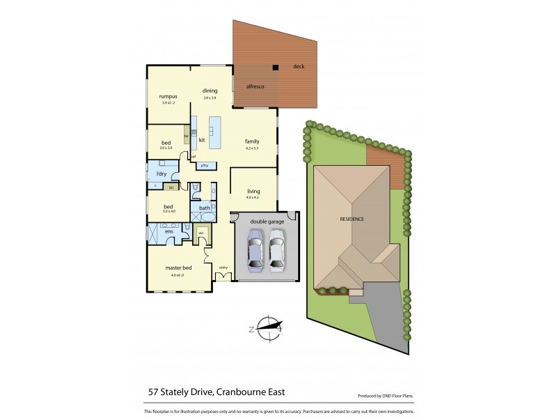 57 Stately Drive, Cranbourne East VIC 3977 Floorplan