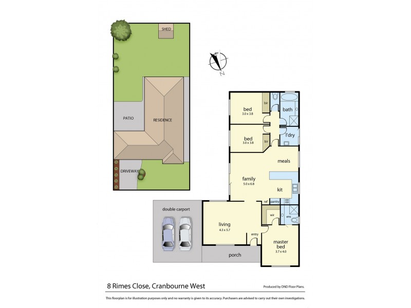 8 Rimes Close, Cranbourne West VIC 3977 Floorplan