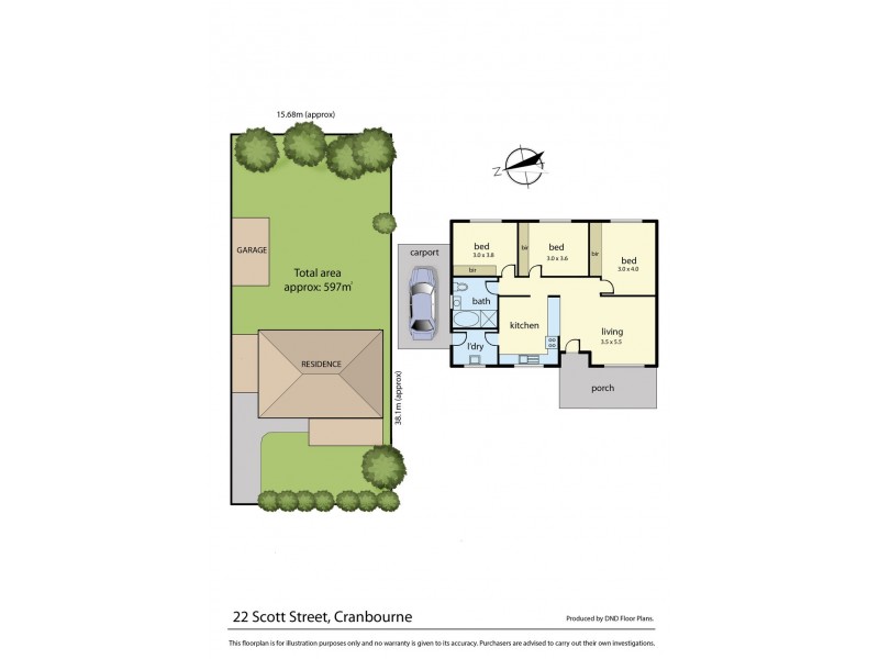 22 Scott Street, Cranbourne VIC 3977 Floorplan