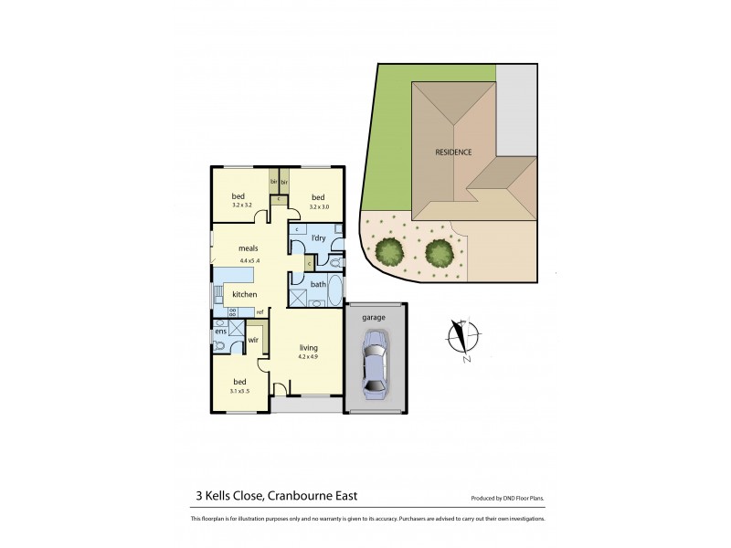 3 Kells Close, Cranbourne East VIC 3977 Floorplan