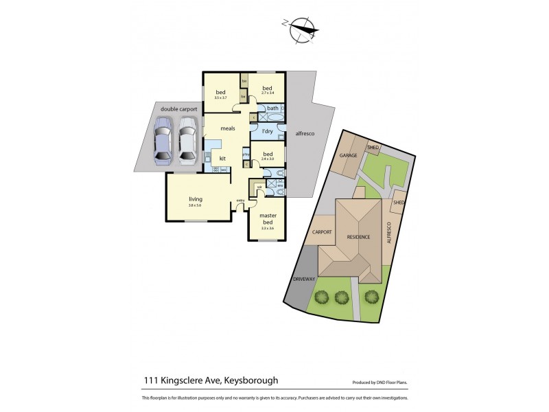 111 Kingsclere Avenue, Keysborough VIC 3173 Floorplan