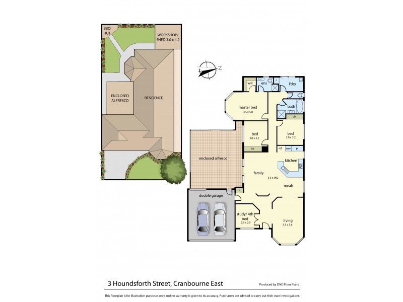 3 Houndsforth Street, Cranbourne East VIC 3977 Floorplan