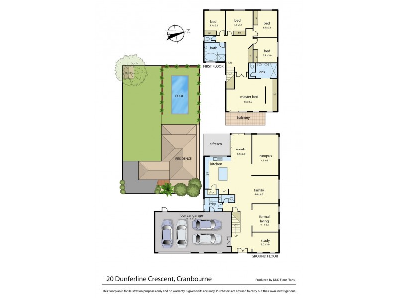 20 Dunferline Crescent, Cranbourne VIC 3977 Floorplan