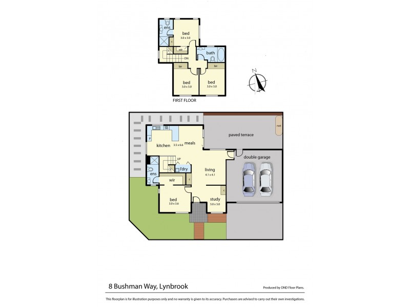 8 Bushman Way, Lynbrook VIC 3975 Floorplan