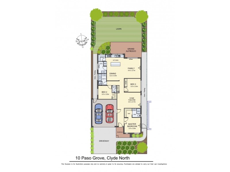10 Paso Grove, Clyde North VIC 3978 Floorplan