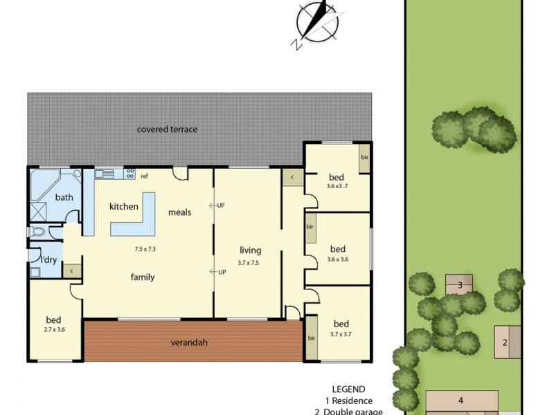 216-218 Rossiter Road, Koo Wee Rup VIC 3981 Floorplan