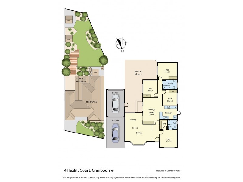 4 Hazlitt Court, Cranbourne VIC 3977 Floorplan