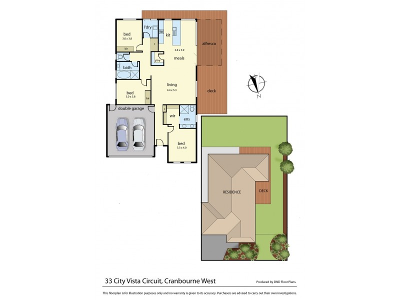 33 City Vista Circuit, Cranbourne West VIC 3977 Floorplan