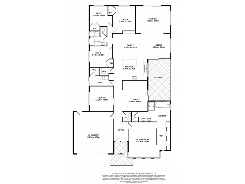 22 Mermaid Grove, Lyndhurst VIC 3975 Floorplan