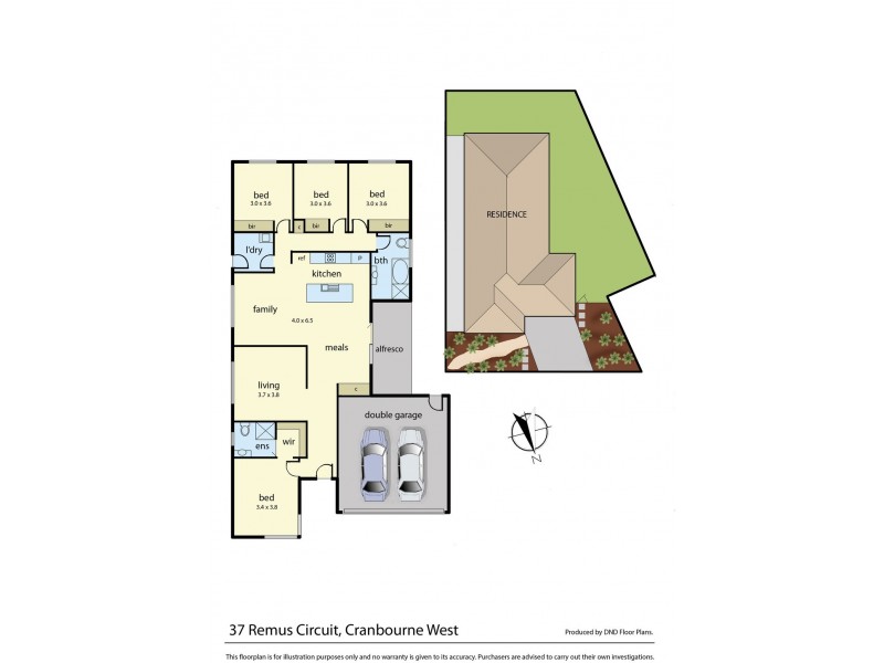 37 Remus Circuit, Cranbourne West VIC 3977 Floorplan