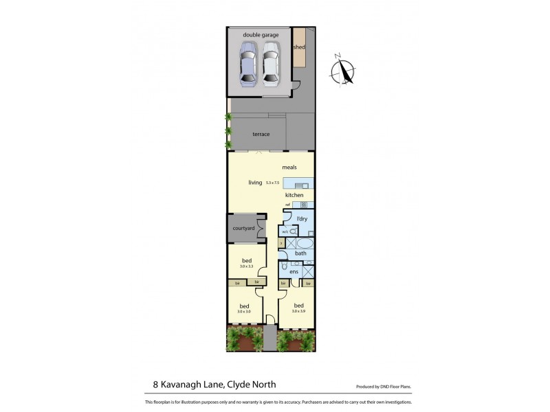 8 Kavanagh Lane, Clyde North VIC 3978 Floorplan