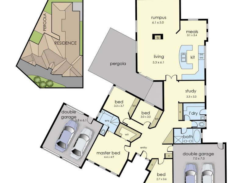 5 Bramble Close, Lyndhurst VIC 3975 Floorplan