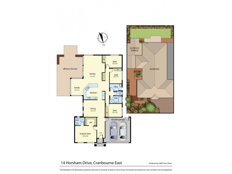 14 Horsham Drive, Cranbourne East VIC 3977 Floorplan