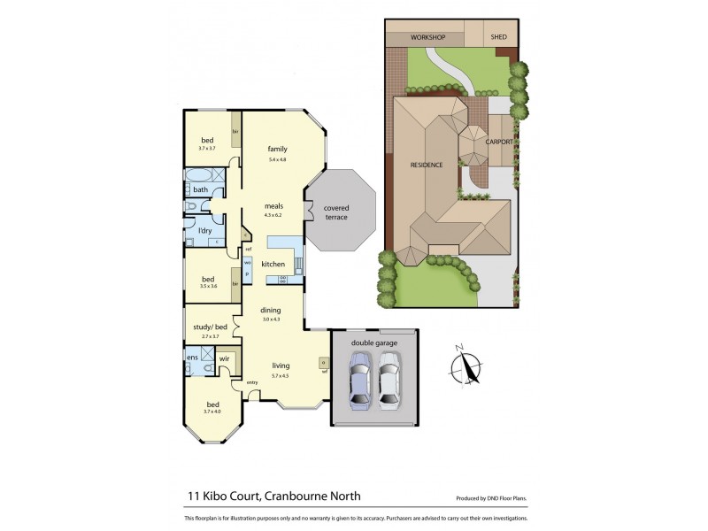 11 Kibo Court, Cranbourne North VIC 3977 Floorplan