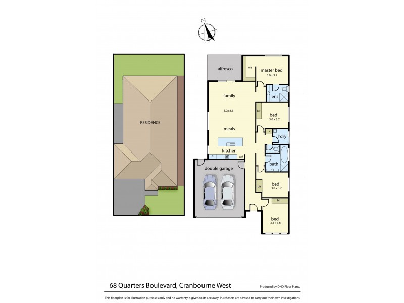 68 Quarters Boulevard, Cranbourne West VIC 3977 Floorplan