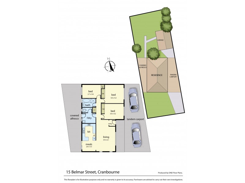 15 Belmar Street, Cranbourne VIC 3977 Floorplan