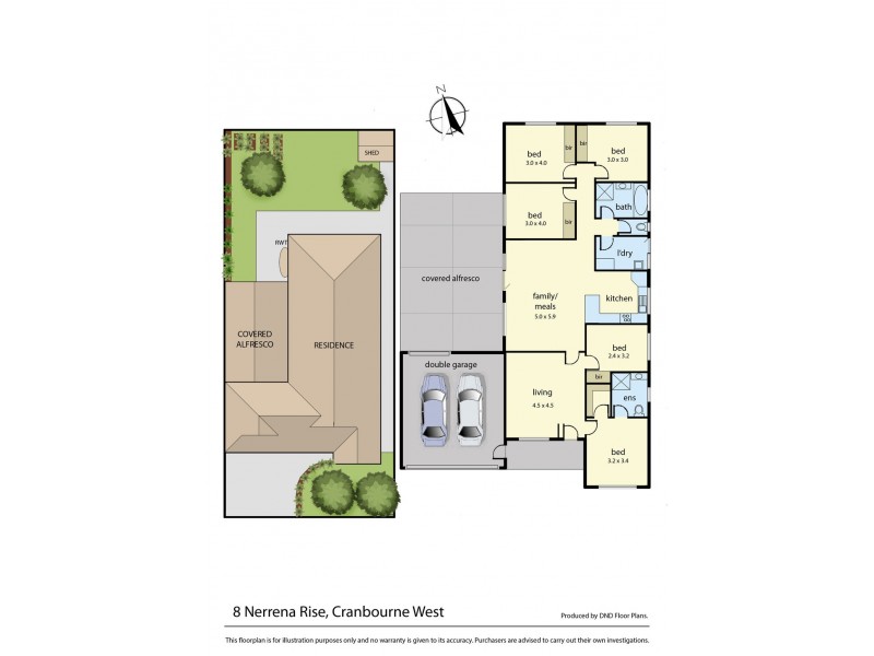 8 Nerrena Rise, Cranbourne West VIC 3977 Floorplan