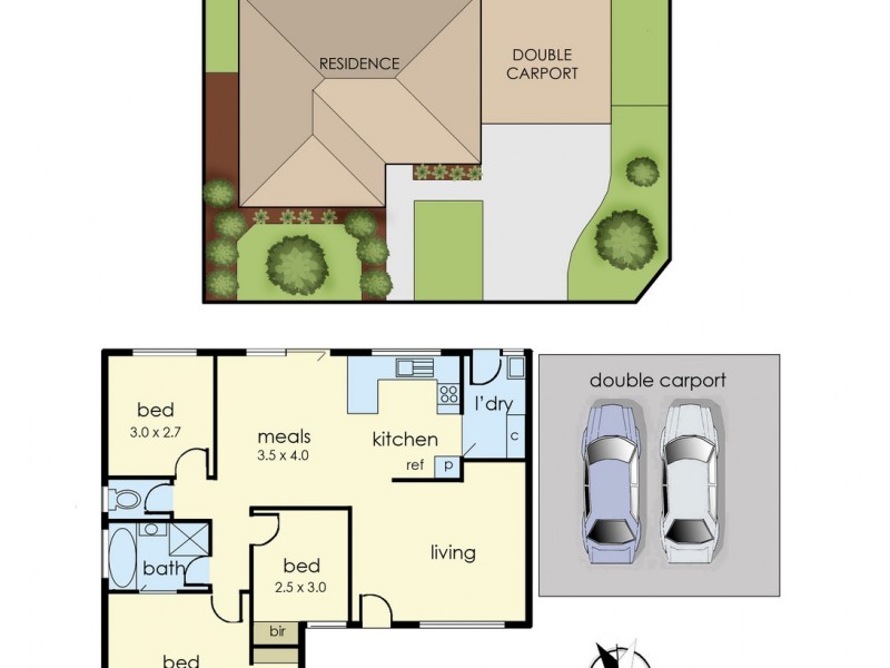 2 Glenleigh Court, Cranbourne North VIC 3977 Floorplan