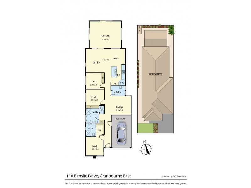 116 Elmslie Drive, Cranbourne East VIC 3977 Floorplan