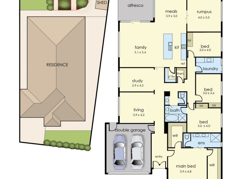 4 Blue Peppermint Court, Lyndhurst VIC 3975 Floorplan