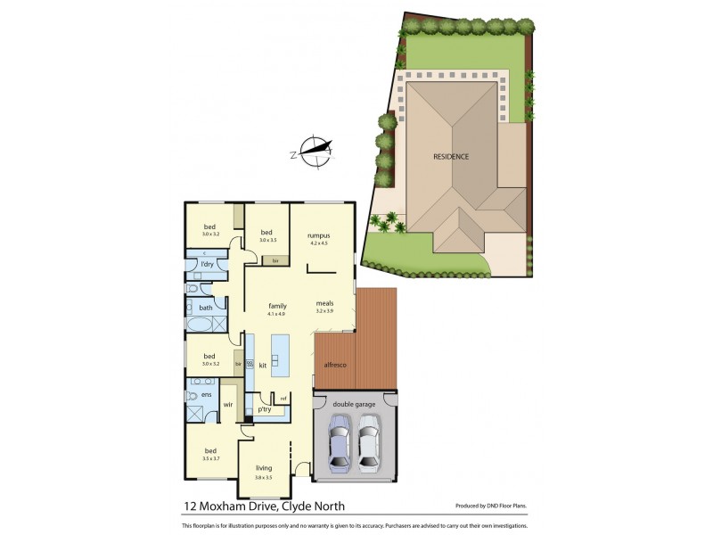 12 Moxham Drive, Clyde North VIC 3978 Floorplan