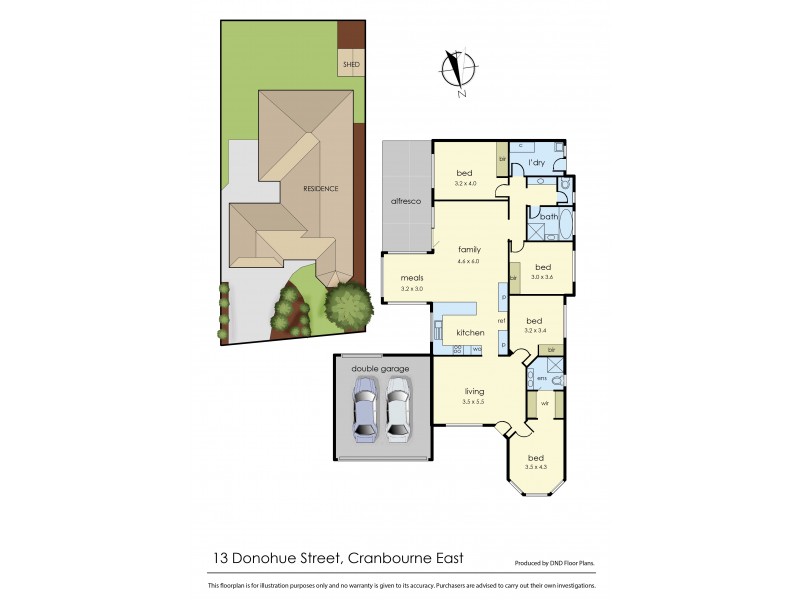 13 Donohue Street, Cranbourne East VIC 3977 Floorplan