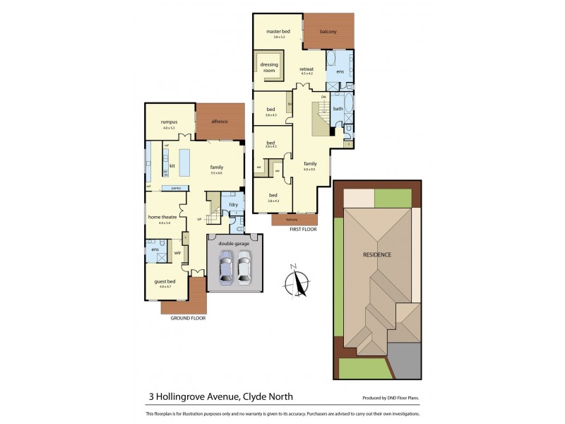 3 Hollingrove Avenue, Clyde North VIC 3978 Floorplan
