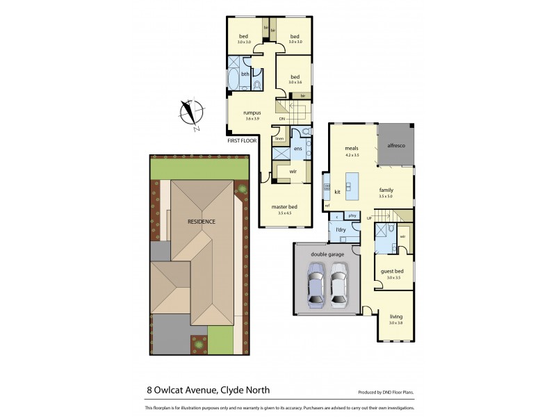 8 and 10 Owlcat Avenue, Clyde North VIC 3978 Floorplan