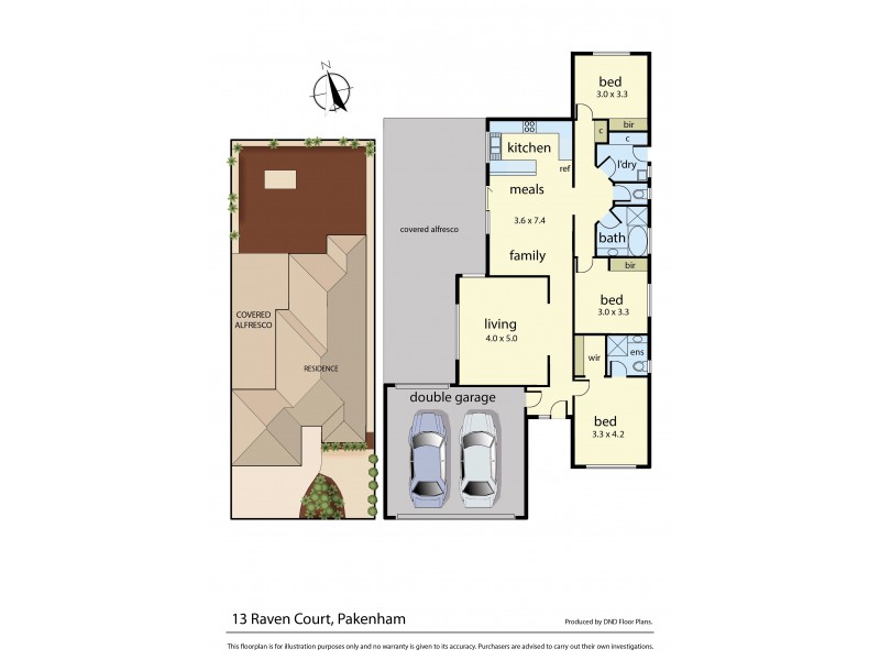 13 Raven Court, Pakenham VIC 3810 Floorplan