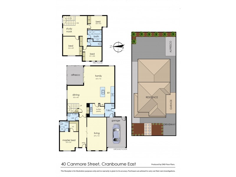 40 Canmore Street, Cranbourne East VIC 3977 Floorplan