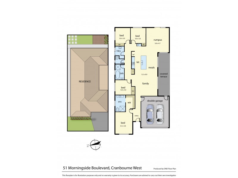 51 Morningside Boulevard, Cranbourne West VIC 3977 Floorplan