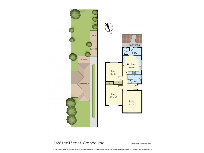 1/38 Lyall Street, Cranbourne VIC 3977 Floorplan