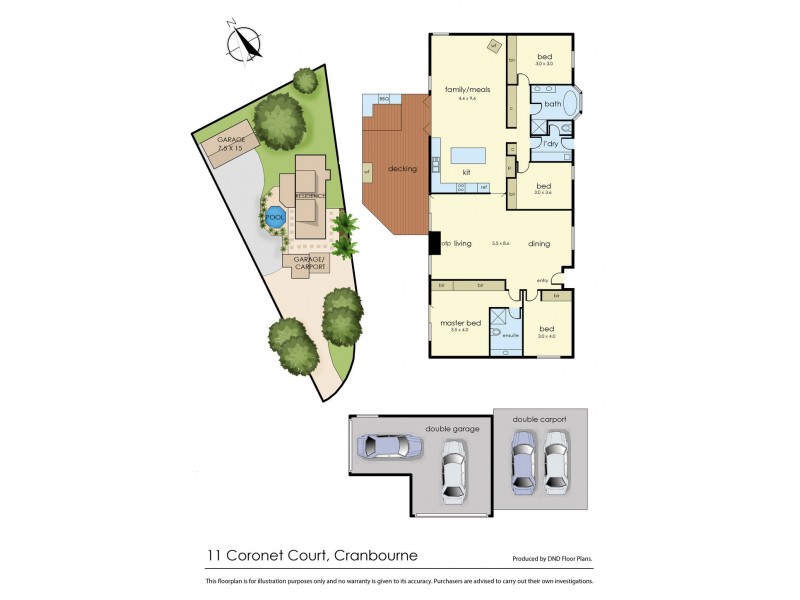 11 Coronet Court, Cranbourne VIC 3977 Floorplan