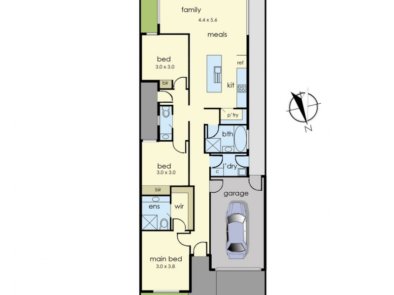 58 Fenway Boulevard, Clyde North VIC 3978 Floorplan