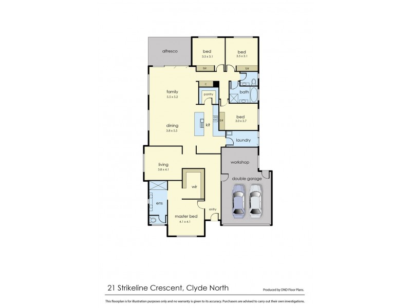 21 Strikeline Crescent, Clyde North VIC 3978 Floorplan