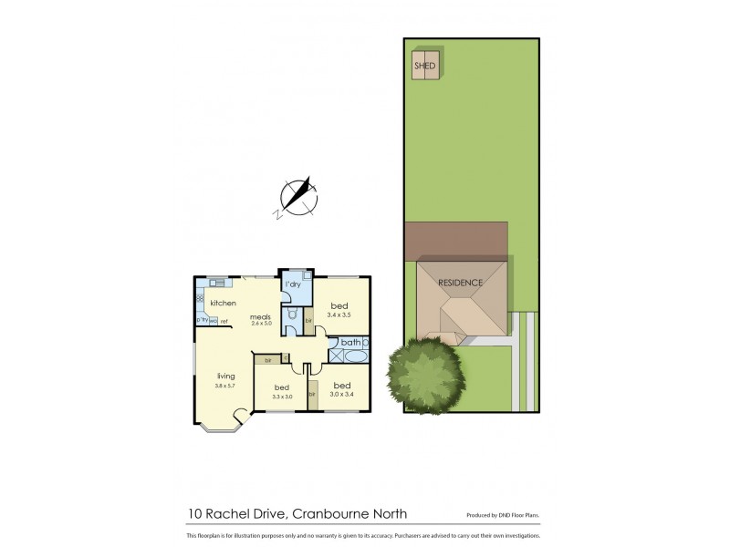 10 Rachel Drive, Cranbourne North VIC 3977 Floorplan