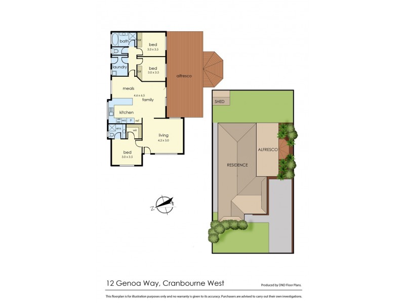 12 Genoa Way, Cranbourne West VIC 3977 Floorplan