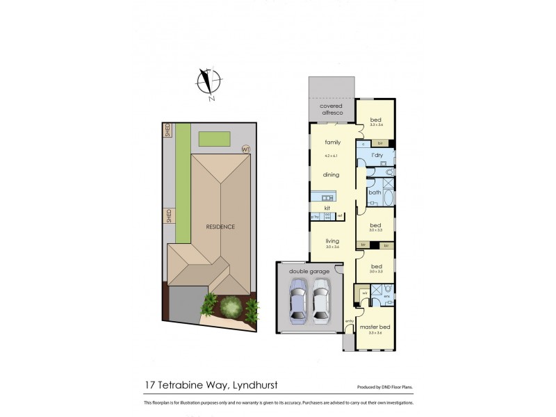 17 Tetrabine Way, Lyndhurst VIC 3975 Floorplan