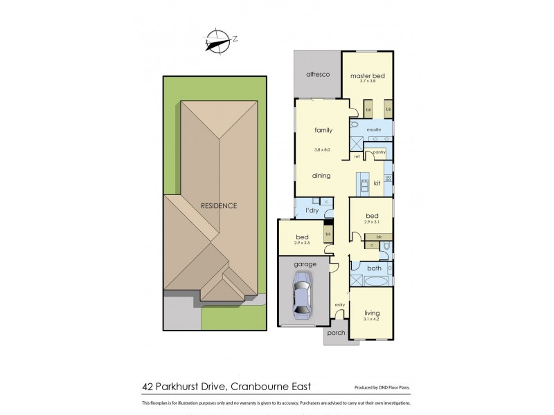 42 Parkhurst Drive, Cranbourne East VIC 3977 Floorplan