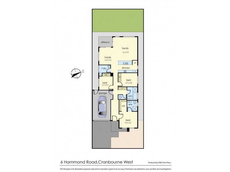6 Hammond Road, Cranbourne West VIC 3977 Floorplan
