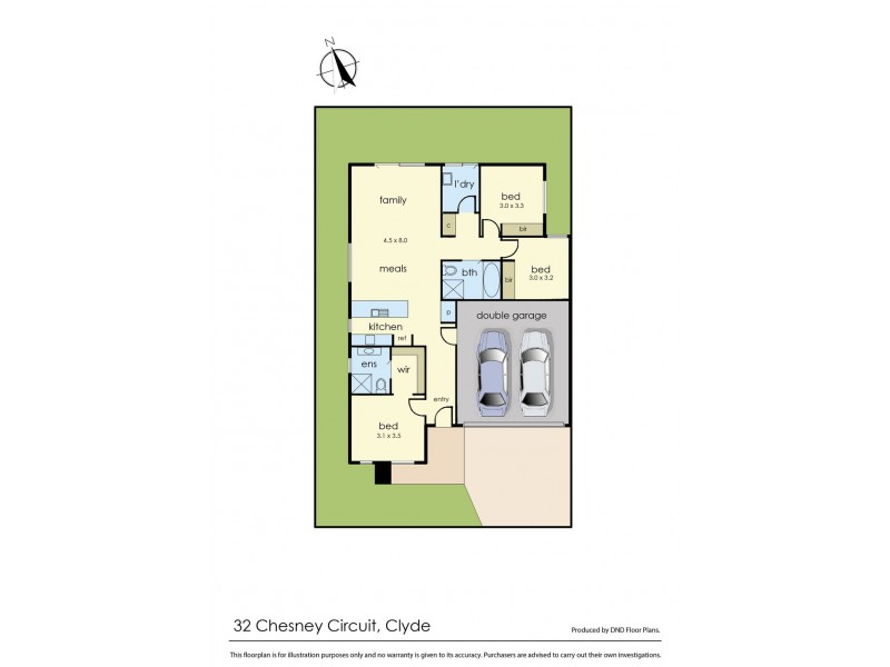 32 Chesney Circuit, Clyde VIC 3978 Floorplan