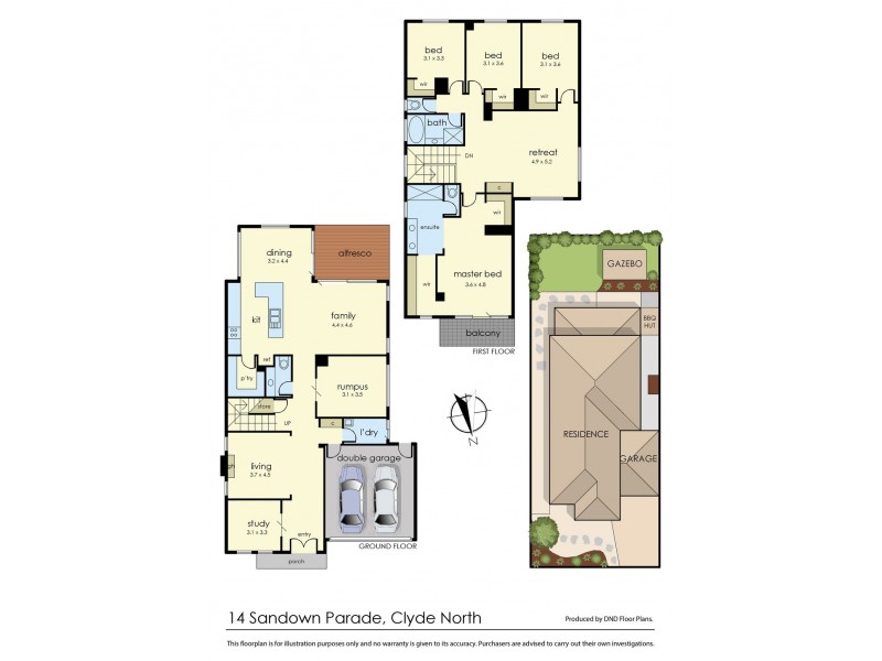 14 Sandown Parade, Clyde North VIC 3978 Floorplan