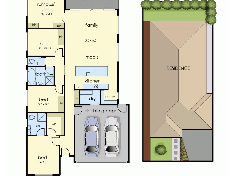 61 Burford Way, Cranbourne North VIC 3977 Floorplan