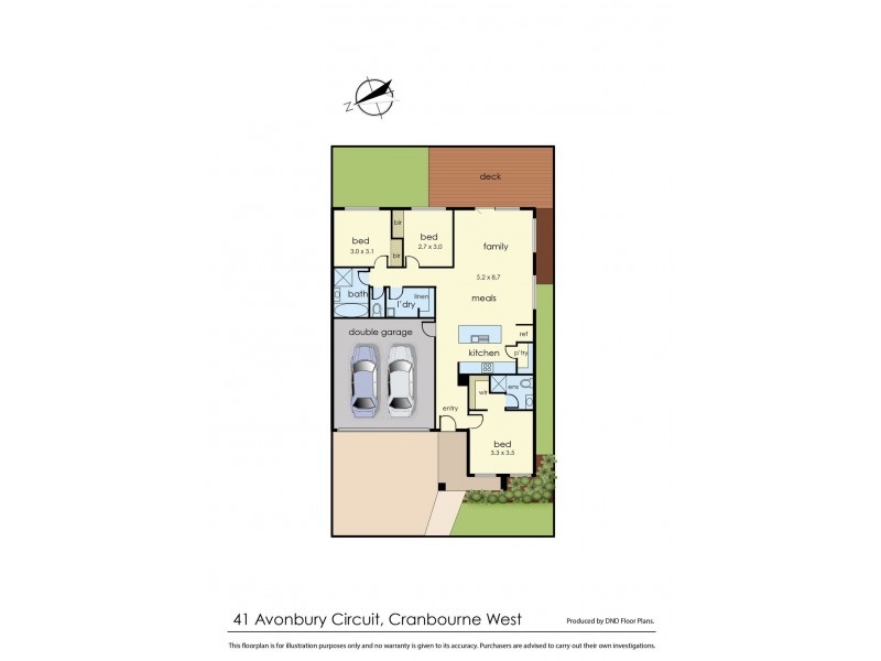 41 Avonbury Circuit, Cranbourne West VIC 3977 Floorplan