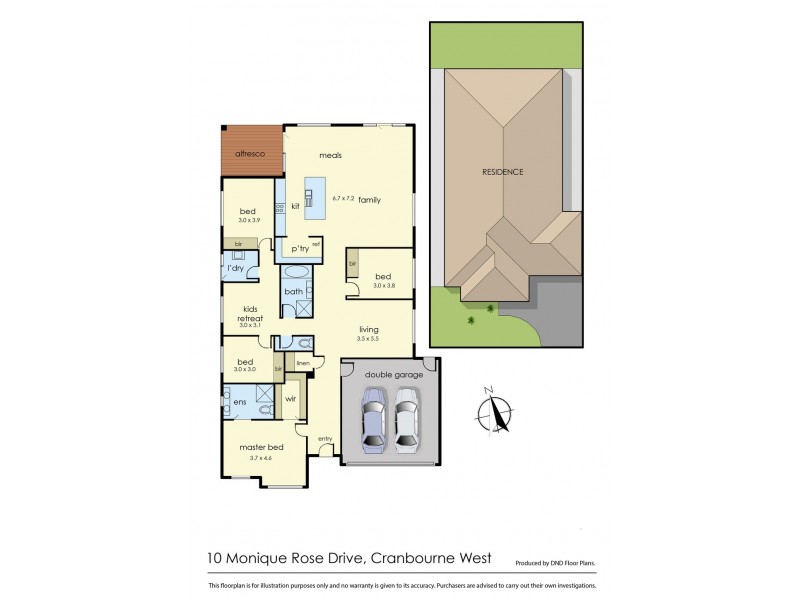 10 Monique Rose Drive, Cranbourne West VIC 3977 Floorplan