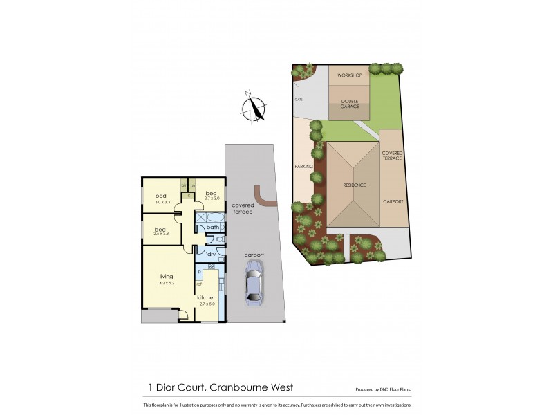 1 Dior Court, Cranbourne West VIC 3977 Floorplan