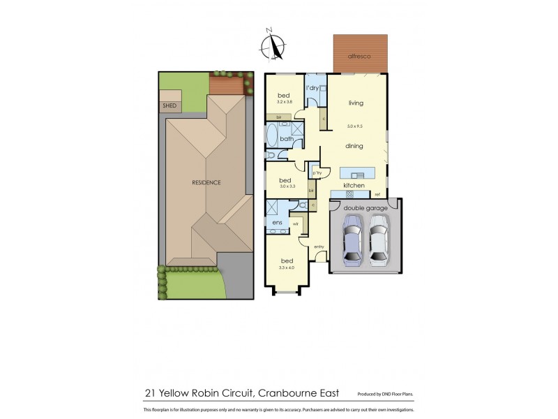 21 Yellow Robin Circuit, Cranbourne East VIC 3977 Floorplan