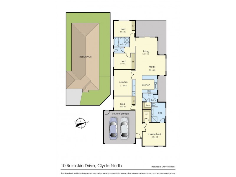 10 Buckskin Drive, Clyde North VIC 3978 Floorplan