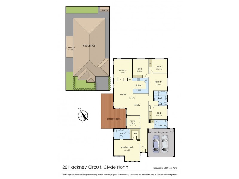 26 Hackney Circuit, Clyde North VIC 3978 Floorplan